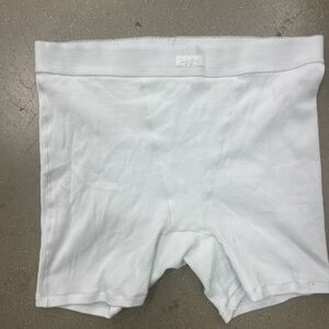 SKIMS White Ribbed Loungewear